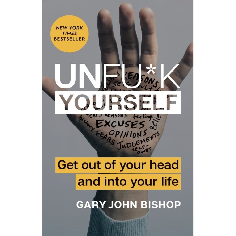 HarperOne Gray Unfu*k Yourself Gary John Bishop Hardcover Book OS